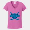 Ladies Heavy Cotton ™ 100% Cotton V Neck T Shirt Thumbnail