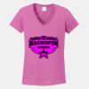 Ladies Heavy Cotton ™ 100% Cotton V Neck T Shirt Thumbnail
