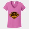 Ladies Heavy Cotton ™ 100% Cotton V Neck T Shirt Thumbnail