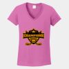 Ladies Heavy Cotton ™ 100% Cotton V Neck T Shirt Thumbnail