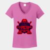 Ladies Heavy Cotton ™ 100% Cotton V Neck T Shirt Thumbnail
