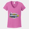 Ladies Heavy Cotton ™ 100% Cotton V Neck T Shirt Thumbnail