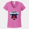 Ladies Heavy Cotton ™ 100% Cotton V Neck T Shirt Thumbnail
