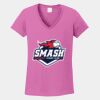 Ladies Heavy Cotton ™ 100% Cotton V Neck T Shirt Thumbnail