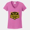 Ladies Heavy Cotton ™ 100% Cotton V Neck T Shirt Thumbnail
