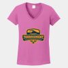 Ladies Heavy Cotton ™ 100% Cotton V Neck T Shirt Thumbnail