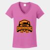 Ladies Heavy Cotton ™ 100% Cotton V Neck T Shirt Thumbnail