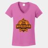 Ladies Heavy Cotton ™ 100% Cotton V Neck T Shirt Thumbnail