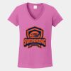 Ladies Heavy Cotton ™ 100% Cotton V Neck T Shirt Thumbnail