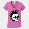 Ladies Heavy Cotton ™ 100% Cotton V Neck T Shirt Thumbnail