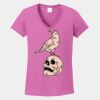 Ladies Heavy Cotton ™ 100% Cotton V Neck T Shirt Thumbnail