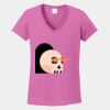 Ladies Heavy Cotton ™ 100% Cotton V Neck T Shirt Thumbnail