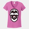 Ladies Heavy Cotton ™ 100% Cotton V Neck T Shirt Thumbnail