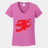 Ladies Heavy Cotton ™ 100% Cotton V Neck T Shirt Thumbnail