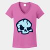 Ladies Heavy Cotton ™ 100% Cotton V Neck T Shirt Thumbnail