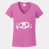 Ladies Heavy Cotton ™ 100% Cotton V Neck T Shirt Thumbnail