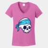 Ladies Heavy Cotton ™ 100% Cotton V Neck T Shirt Thumbnail