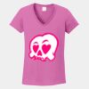 Ladies Heavy Cotton ™ 100% Cotton V Neck T Shirt Thumbnail