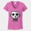 Ladies Heavy Cotton ™ 100% Cotton V Neck T Shirt Thumbnail