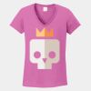 Ladies Heavy Cotton ™ 100% Cotton V Neck T Shirt Thumbnail