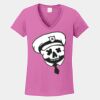 Ladies Heavy Cotton ™ 100% Cotton V Neck T Shirt Thumbnail