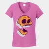 Ladies Heavy Cotton ™ 100% Cotton V Neck T Shirt Thumbnail