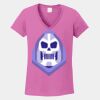 Ladies Heavy Cotton ™ 100% Cotton V Neck T Shirt Thumbnail
