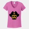 Ladies Heavy Cotton ™ 100% Cotton V Neck T Shirt Thumbnail