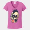Ladies Heavy Cotton ™ 100% Cotton V Neck T Shirt Thumbnail