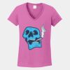 Ladies Heavy Cotton ™ 100% Cotton V Neck T Shirt Thumbnail