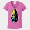 Ladies Heavy Cotton ™ 100% Cotton V Neck T Shirt Thumbnail