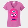 Ladies Heavy Cotton ™ 100% Cotton V Neck T Shirt Thumbnail