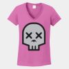 Ladies Heavy Cotton ™ 100% Cotton V Neck T Shirt Thumbnail