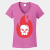 Ladies Heavy Cotton ™ 100% Cotton V Neck T Shirt Thumbnail