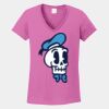 Ladies Heavy Cotton ™ 100% Cotton V Neck T Shirt Thumbnail
