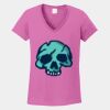 Ladies Heavy Cotton ™ 100% Cotton V Neck T Shirt Thumbnail