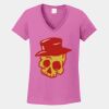 Ladies Heavy Cotton ™ 100% Cotton V Neck T Shirt Thumbnail