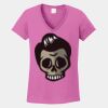 Ladies Heavy Cotton ™ 100% Cotton V Neck T Shirt Thumbnail