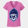 Ladies Heavy Cotton ™ 100% Cotton V Neck T Shirt Thumbnail