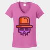 Ladies Heavy Cotton ™ 100% Cotton V Neck T Shirt Thumbnail