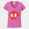 Ladies Heavy Cotton ™ 100% Cotton V Neck T Shirt Thumbnail