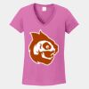 Ladies Heavy Cotton ™ 100% Cotton V Neck T Shirt Thumbnail