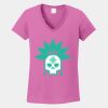 Ladies Heavy Cotton ™ 100% Cotton V Neck T Shirt Thumbnail