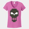 Ladies Heavy Cotton ™ 100% Cotton V Neck T Shirt Thumbnail