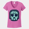 Ladies Heavy Cotton ™ 100% Cotton V Neck T Shirt Thumbnail