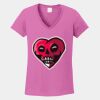 Ladies Heavy Cotton ™ 100% Cotton V Neck T Shirt Thumbnail
