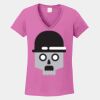 Ladies Heavy Cotton ™ 100% Cotton V Neck T Shirt Thumbnail