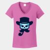 Ladies Heavy Cotton ™ 100% Cotton V Neck T Shirt Thumbnail