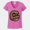 Ladies Heavy Cotton ™ 100% Cotton V Neck T Shirt Thumbnail
