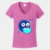 Ladies Heavy Cotton ™ 100% Cotton V Neck T Shirt Thumbnail